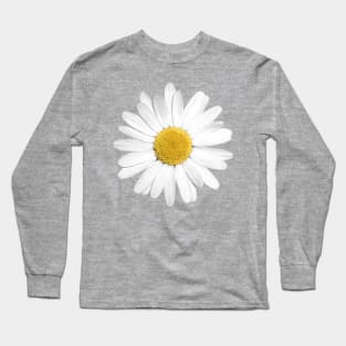 White Marguerite Daisy Flower Long Sleeve T-Shirt